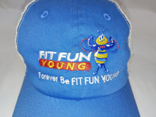 FIT FUN YOUNG UNISEX BEACH WASH MESH HAT - ONE SIZE -  BLUE MOON / STONE